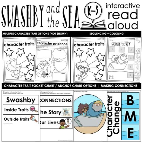 Swashby and the Sea Interactive Read Aloud Activities + Summer ...