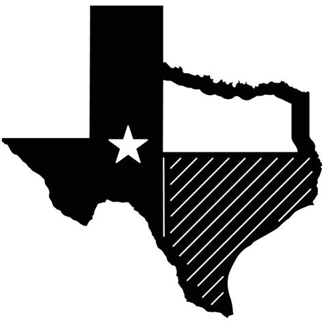 Texas Map Flag – DXFforCNC