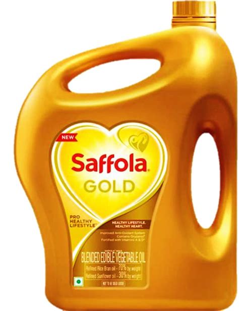 Buy Saffola Gold Refined Oil Blend Of Rice Bran Oil Sunflower Oil