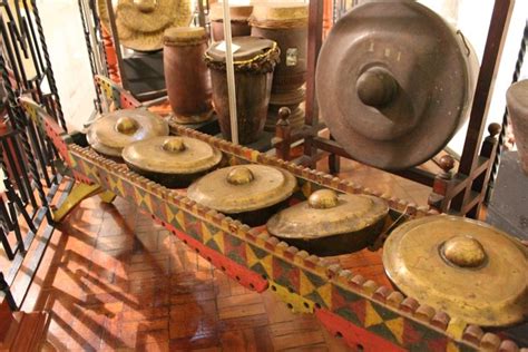 Kulintang brass gong ensemble, University of Santo Tomas museum, Manila ...