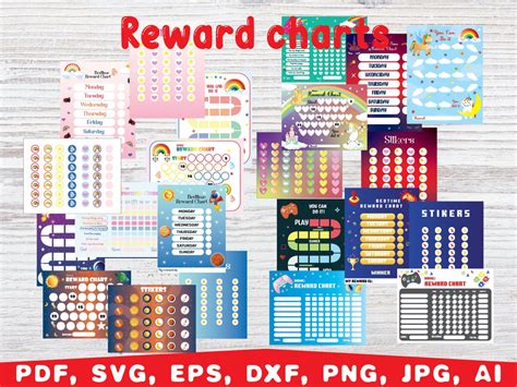 Printable Reward Chart Printable Behavior Chart Chore Chart Chore Chart Daily Responsibility