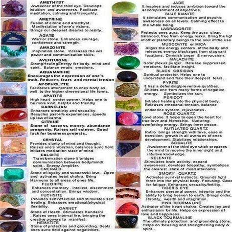 Guide To Stones And Crystals Healing Stones Crystal Healing Stones And Crystals