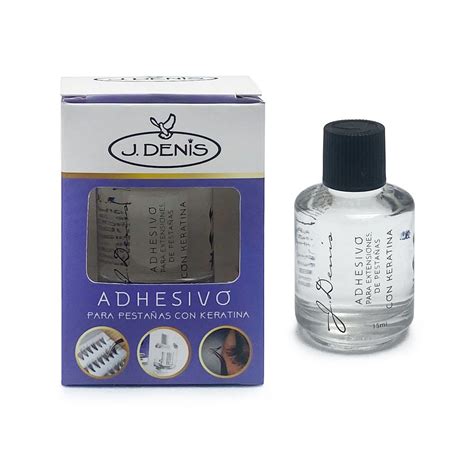 Pegamento para Pestañas con Keratina J Denis 15 ml