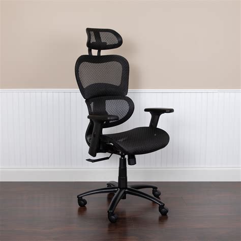 Flash Furniture Ergonomic Mesh Office Chair With To Synchro Tilt