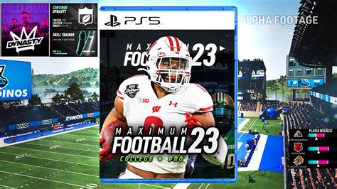 NEW College Football Game is coming! Maximum Football 23 Gameplay *NOT ...