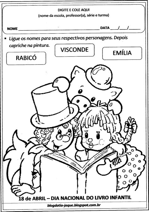 Atividades Sobre O Dia Do Livro Para Educação Infantil BRAINCP