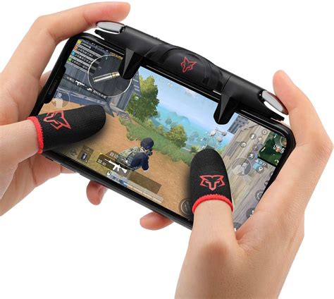 Rinsfox Mobile Trigger Mobile Game Controllers [standard Version] Foldable Plug And