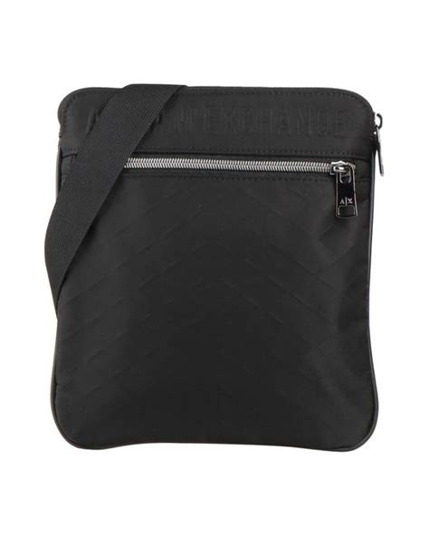 Armani Exchange Cross Body Bag In Black For Men Lyst