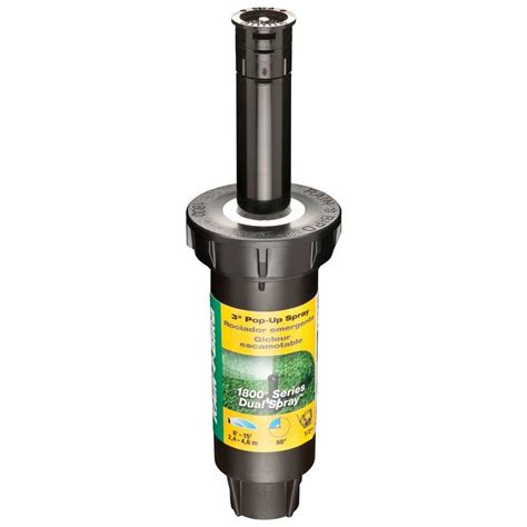 Rain Bird 1800 Series 3 In Dual Spray Quarter Circle Sprinkler 1803 Dsq The Home Depot