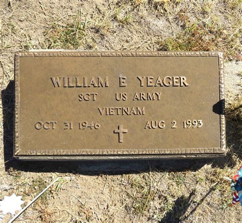 William Eugene Yeager Find A Grave Memorial