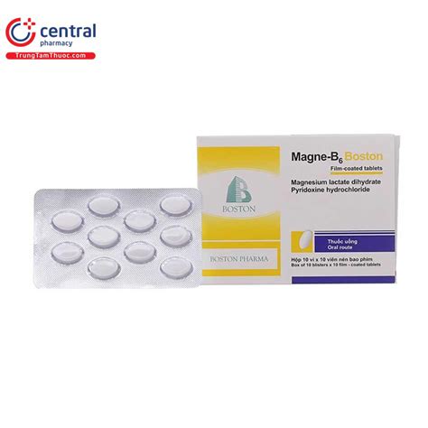 Thuốc Magne B6 Boston Thuốc Cung Cấp Vitamin Và Khoáng Chất