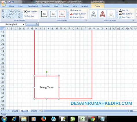 Cara Membuat Denah Rumah Di Microsoft Excel Hongkoong