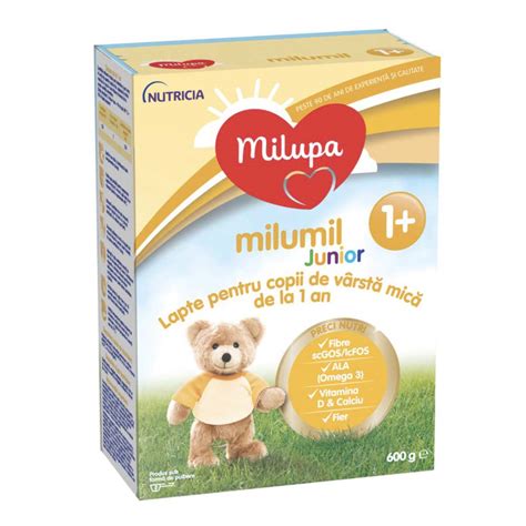 Lapte Praf Milumil Junior 1 Incepand De La 12 Luni 600g Milupa