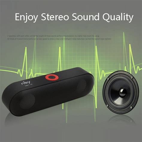 Sunmy Wireless Bluetooth Speakers Portable W Stereo Speaker Surround