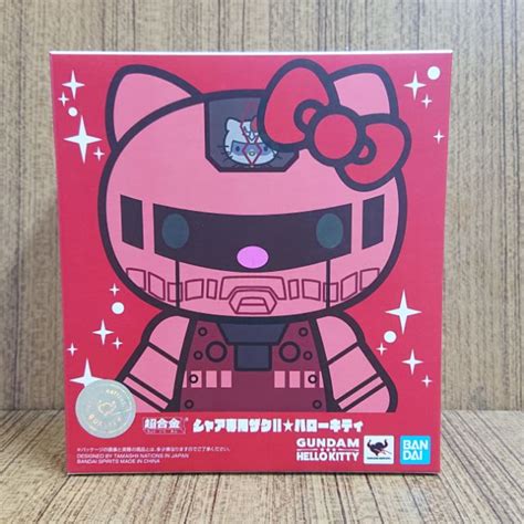 [現貨] 萬代 Bandai 超合金 Hello Kitty Rx 78 2 初鋼 紅薩克 鋼彈凱蒂貓 蝦皮購物