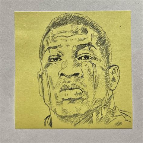 Kang The Conqueror (Jonathan Majors) on a Sticky Note, Me : r/drawing