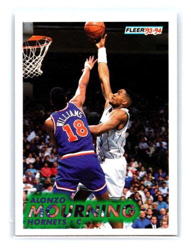 1993 94 Fleer BASKETBALL 22 Alonzo Mourning Charlotte Hornets EBay