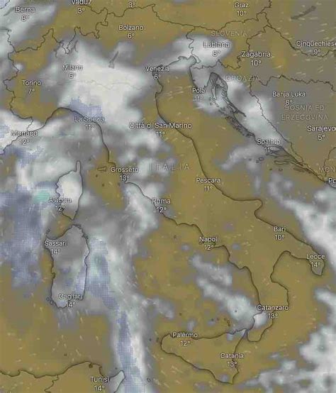 Previsioni Meteo oggi venerdì 10 gennaio nuvolosità sparsa MeteoWeek