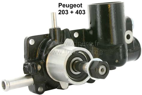 pompe à eau débrayable Peugeot 203 et 403 avec préchauffage de carbu