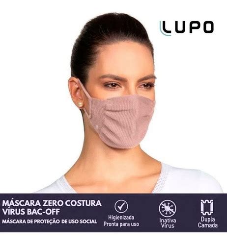 Mascara Da Lupo Kit 2 Original Adulto Feminina Nude Marrom MercadoLivre