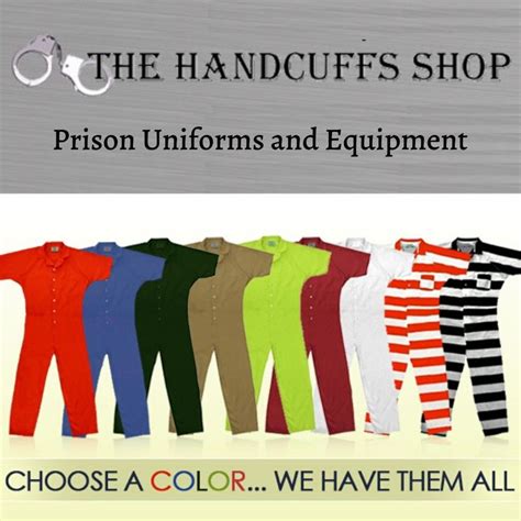 Find Prison Uniforms In All Colors And Size At The Handcuffs Shop