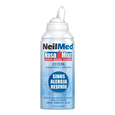 NASAMIST ISOTONICO SPRAY SOLUCION SALINA DCO X 75ML NEILMED Cruz Verde