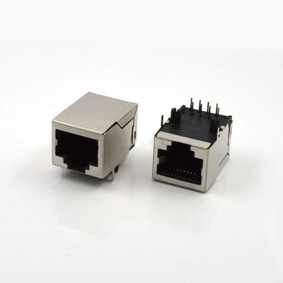 RJ45 8P8C 18MM Socket Right Angle