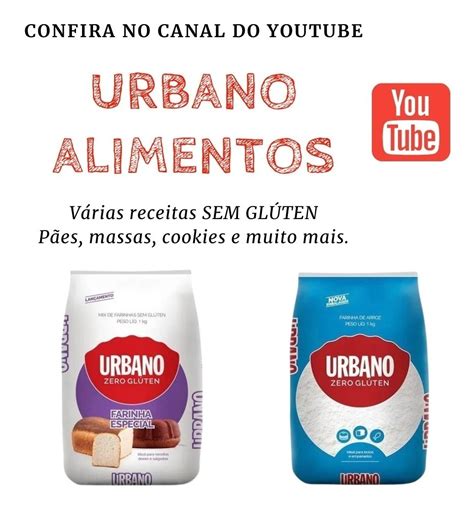 Combo Farinha De Arroz Urbano Zero Glúten 5 Unidades MercadoLivre