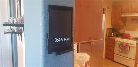 Wall Mounted Tablet Running Home Assistant