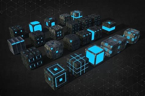 Sci Fi Box Collection 3d Model Cgtrader