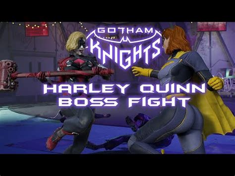 Gotham Knights Harley Quinn Boss Fight Youtube