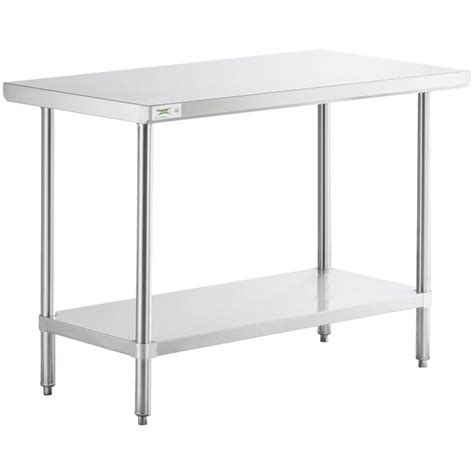 Regency X Gauge Stainless Steel Commercial Work Table