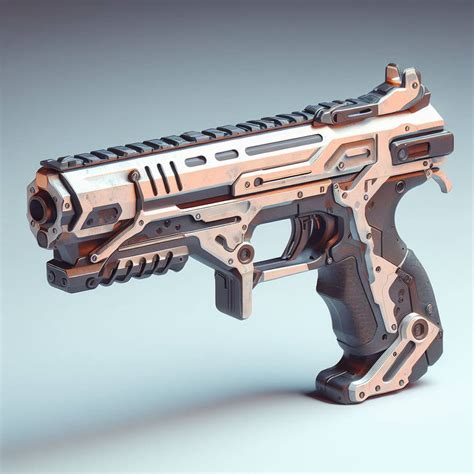 Futuristic pistol by Pickgameru on DeviantArt