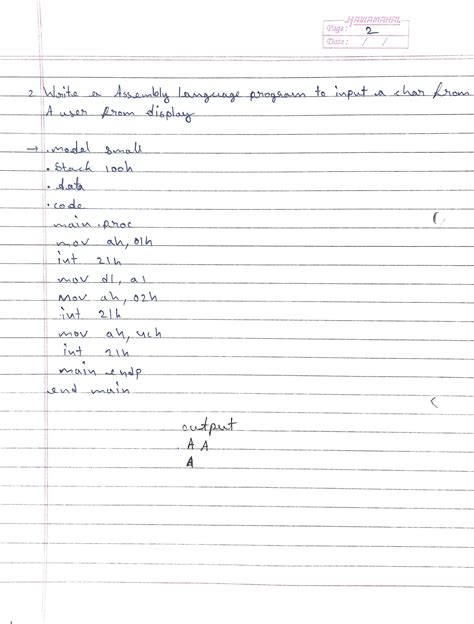 Solution Assembly Language Studypool