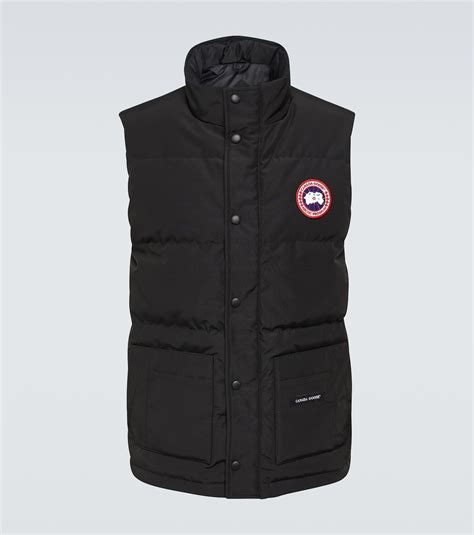 Canada Goose Freestyle Crew Wattierte Weste In Schwarz Kaufen Luxus