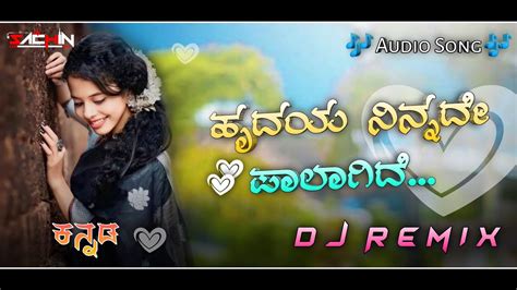 💞 ಹೃದಯ ನಿನ್ನದೇ ಪಾಲಾಗಿದೆ 😍 Hrudaya Ninnade Palagide Kannada Dj Song Instagram Viral Song