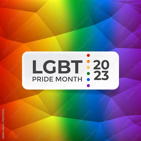 Pride month 2023 square banner with gradient with pride colors flag. LGBTQ Pride month 2023 or ...