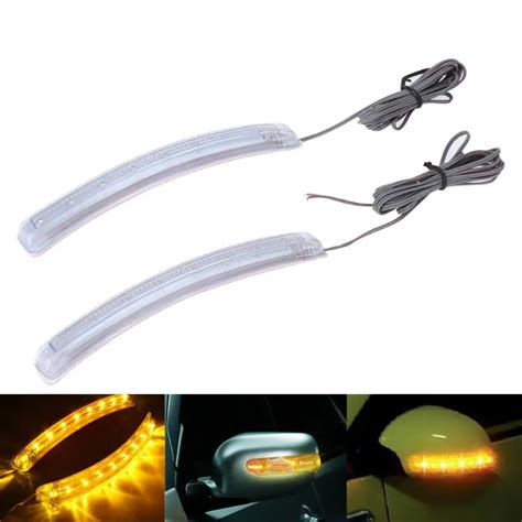 Pcs Car Rearview Mirror Lamp Turning Led Light For Universal Car