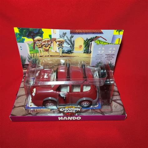 Vintage Chevron Cars Red Nando Collectible Toy Car 1999 Etsy