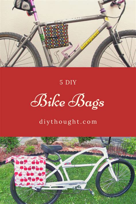 5 DIY Bike Bags - DIY Thought