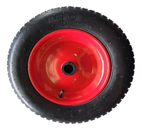 Roda Carrinho De Mão Pneu E Câmara 3 25x8 Até 90kg Frete grátis