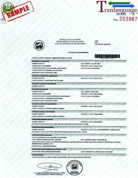 Marriage Certificate - El Salvador II_Page_1 - Certified Translations