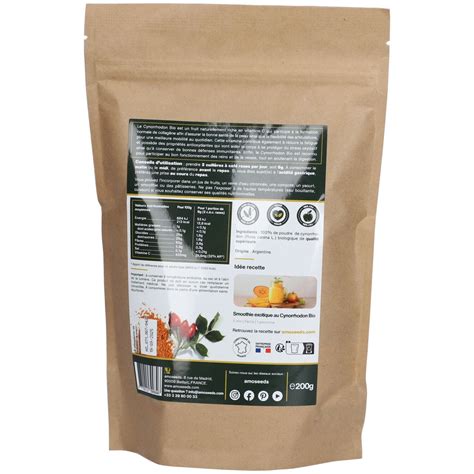 Amoseeds Poudre De Cynorrhodon Bio G Redcare Apotheke