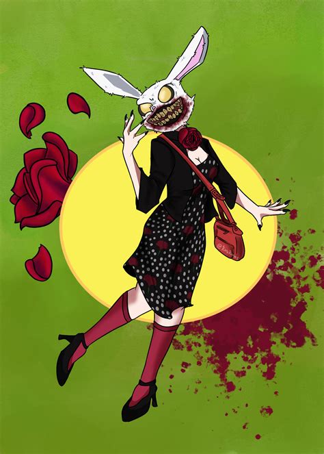 Scary Bunny Lady By Korokonas On Deviantart