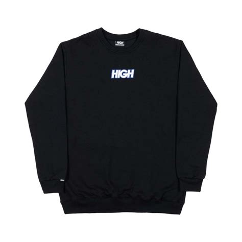 Moletom High Logo Colored Preto Loja Hip