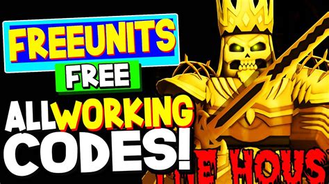 New All Working Update Codes For The House Td Roblox The House Td