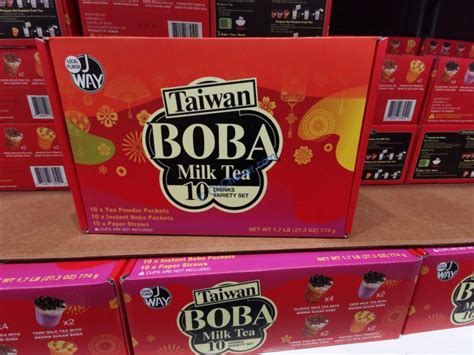 J Way Boba Tea Set 10 Pack Costco Chaser