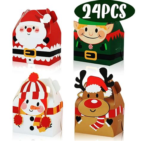 Walmart Christmas Kraft Paper Gift Boxes, Small Cookies Packaging ...