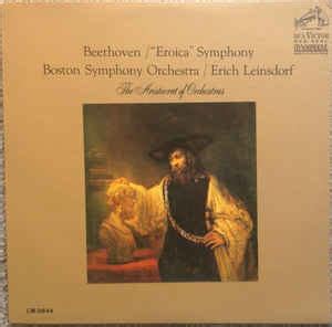 Beethoven* - Boston Symphony Orchestra / Erich Leinsdorf - "Eroica ...