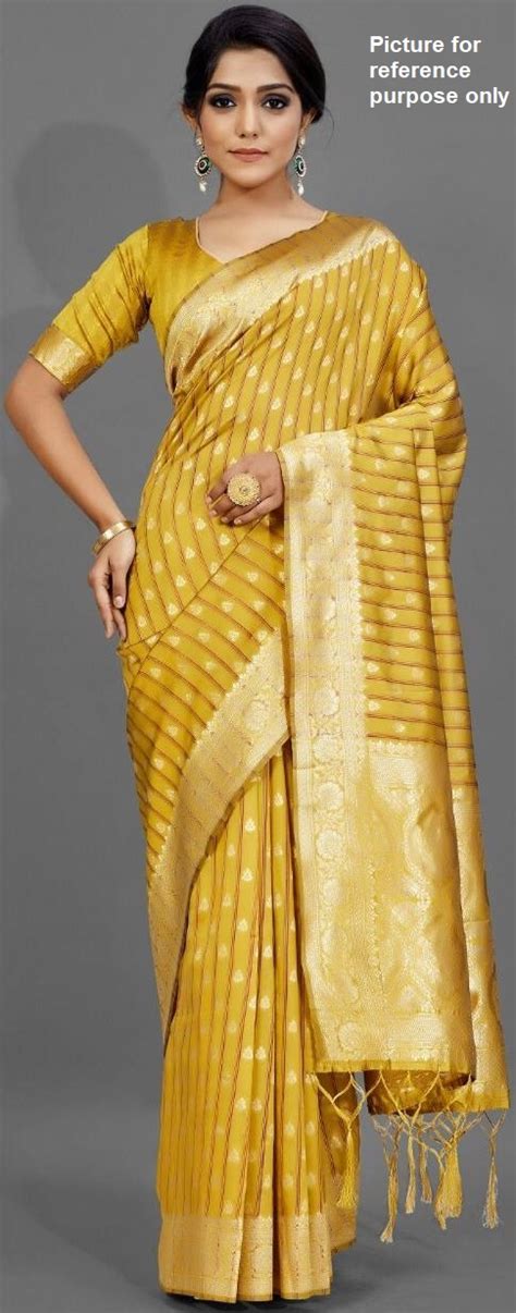 Cotton Silk Saree App Mustard Simply Sarees Melbourne